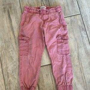 Abercrombie & Fitch Kids Pink Cargo Pants Girls 5/6